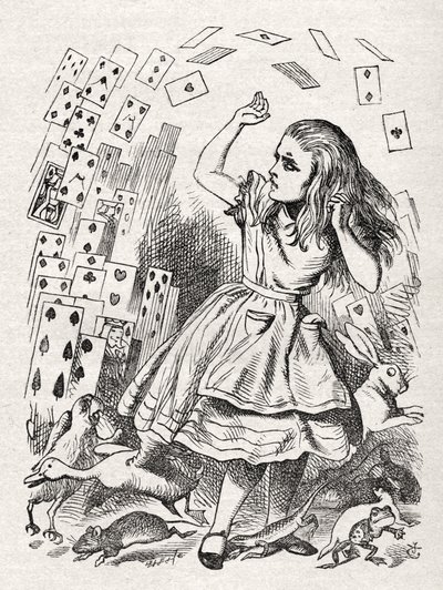 Alice Returning by John Tenniel