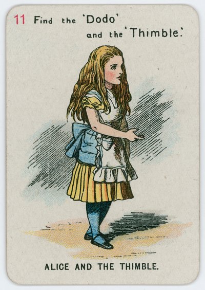 Alice and the Thimble by John Tenniel