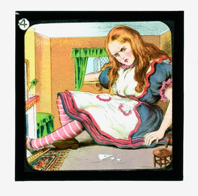 Alice in Wonderland, Coloured Lantern Slides by John Tenniel