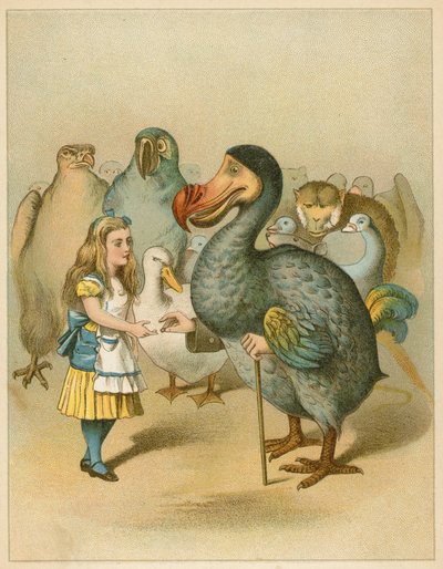 The Dodo solemnly presented the thimble from Alice