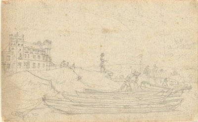 Untitled, from folio: Sketches in France & Germany, one of 22 sheets in Folio B by John Trumbull