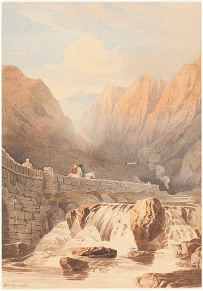 Pont Aberglaslyn by John Varley