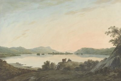 Lake Windemere from Calgarth with Belle Isle by John Warwick Smith