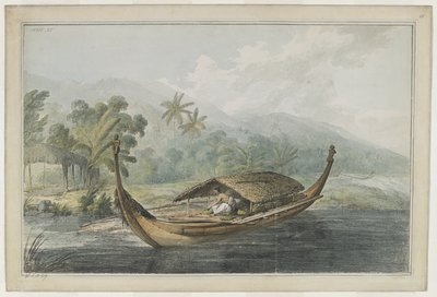 A Canoe of Ulietea by John Webber