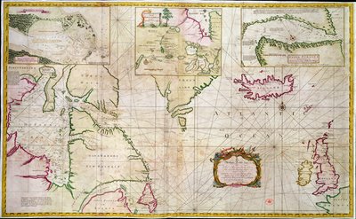Chart of the seas and straits showing the possibility of a North-West Passage between Hudson Bay and the South Sea by John Wigate