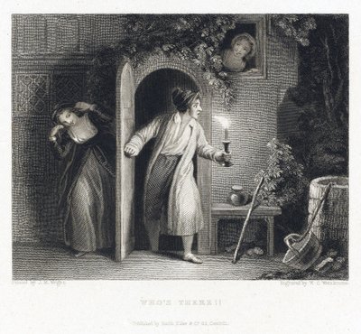 Who is There? by John William (after) Wright