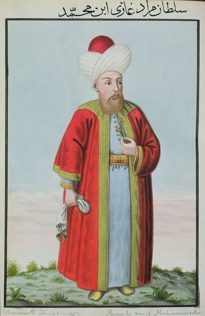 Amurath (Murad) II, Sultan 1421-51, from 