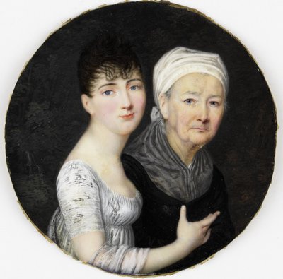Portrait of an Old and a Young Woman by Johns