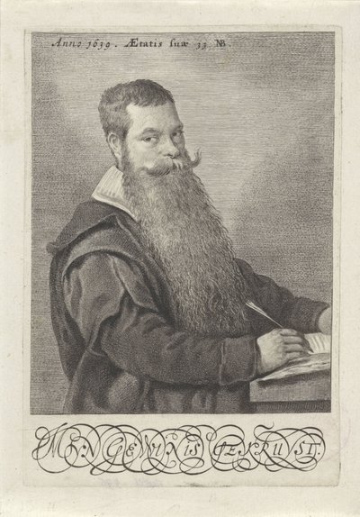 Portrait of Nicolaes Bodding van Laer by Jonas Suyderhoef
