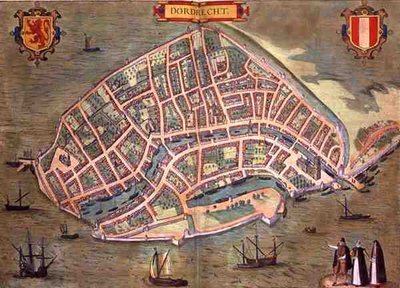 Map of Dordrecht, from 