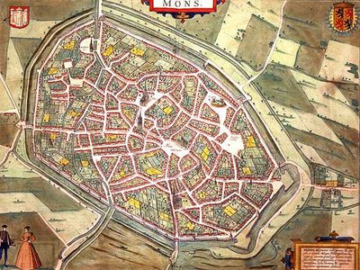 Map of Mons, from 