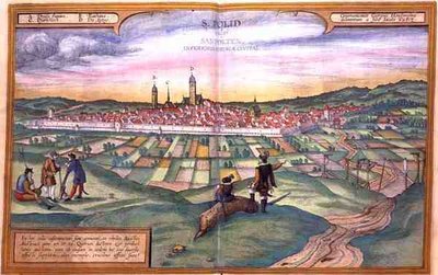 Map of St Polten, from 