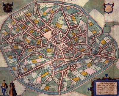 Map of Tienen, from 
