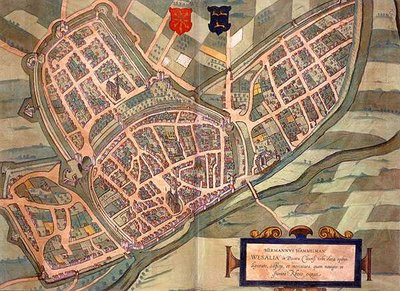 Map of Wesel, from 
