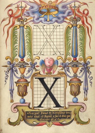Guide for Constructing the Letter X by Joris Hoefnagel