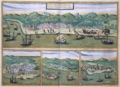 Map of Calicut, from 