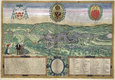 Map of Liege, from 