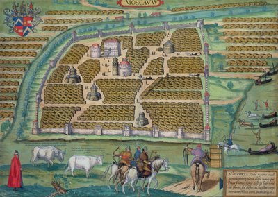Map of Moscow from 