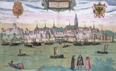 Map of Nijmegen, from 