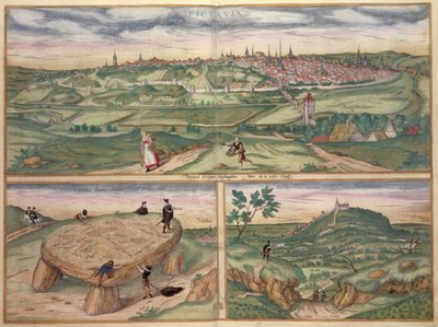 Map of Poitiers, from 
