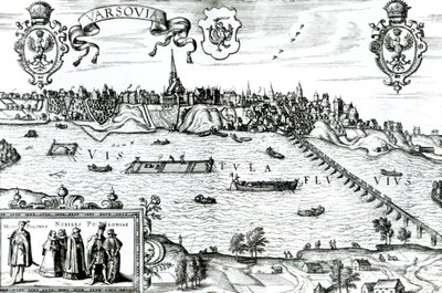 Map of Warsaw, from 
