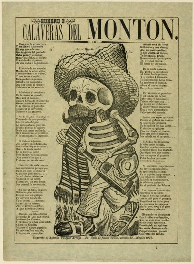Calavera of the Masses, no. 2 by José Guadalupe Posada