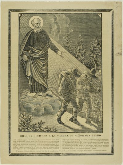 Prayer Dedicated to the Shadow of Saint Peter by José Guadalupe Posada