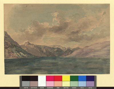 Lake Traun by Josef Kriehuber