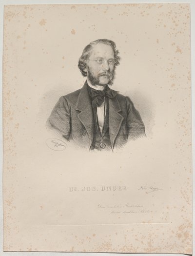 Dr. Joseph Unger by Josef Kriehuber