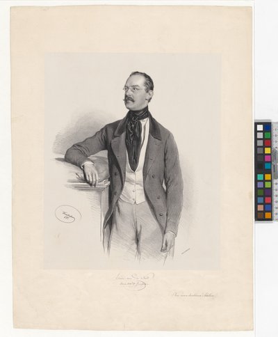 Eduard van der Nüll by Josef Kriehuber