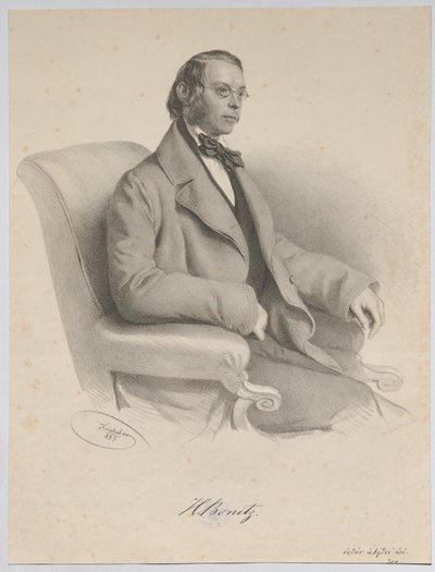 H. Bonitz by Josef Kriehuber