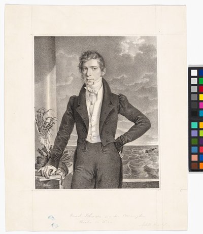 Johann Georg Schwarz (1800-1867, Fur Trader) by Josef Kriehuber