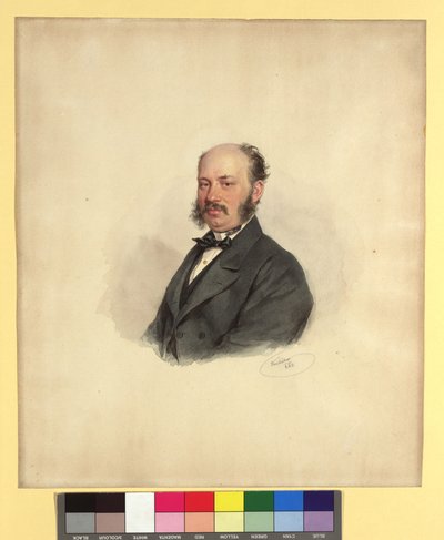 Karl Stampfl, Stockbroker? by Josef Kriehuber