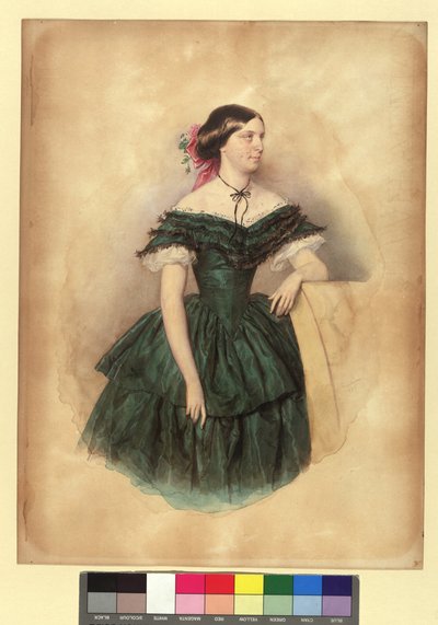 Violetta von Schmerling, née Bienerth by Josef Kriehuber