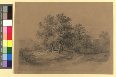 Forest Landscape by Josef Kriehuber