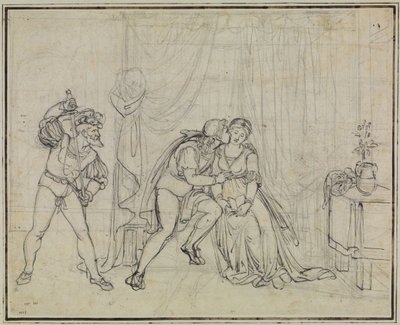 Francesca and Paolo of Malatesta Surprised (Dante