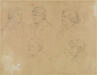 Five Portraits by Joseph Anton Koch