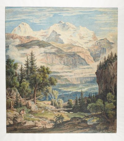 Swiss Landscape by Joseph Anton Koch