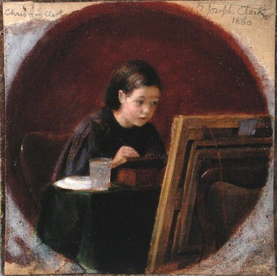 Portrait of Christina Mary Clark, c.1860 by Joseph Clark