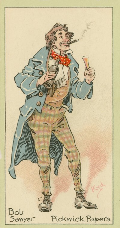 Bob Sawyer, Pickwick Papers by Joseph Clayton (1856-1937) (after) Clarke