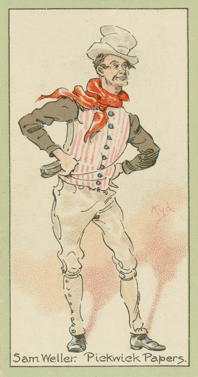 Sam Weller, Pickwick Papers by Joseph Clayton (1856-1937) (after) Clarke