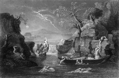 The same day were all the fountains of the great deep broken up..., mid 19th century by Joseph Clayton Bentley