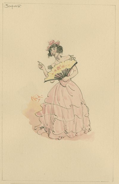 Cleopatra, or The Honourable Mrs Skewton, c.1920s by Joseph Clayton Clarke
