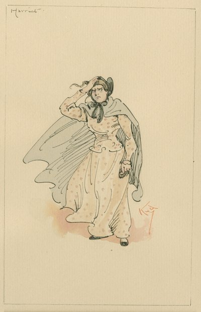 Miss Harriet Carker by Joseph Clayton Clarke