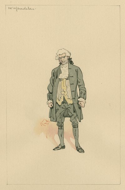 Mr Geoffrey Haredale, c.1920s by Joseph Clayton Clarke