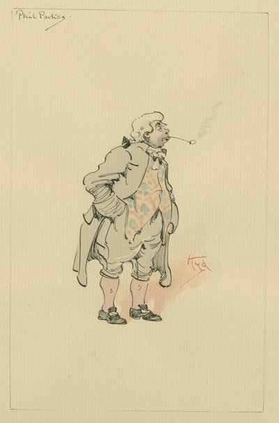 Phil Parkes, c.1920s by Joseph Clayton Clarke