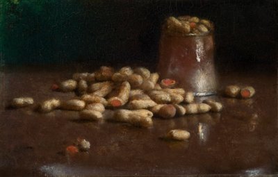 Still Life with Peanuts 1890 by Joseph Decker