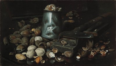 Still Life with Tin Can and Nuts by Joseph Decker