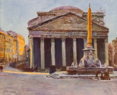 Rome: The Pantheon of Agrippa by Joseph Felix Bouchor