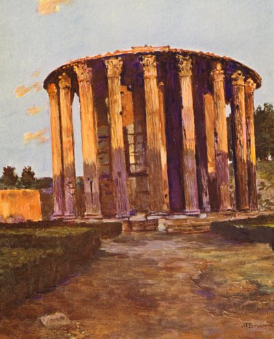 Rome: The Temple of Vesta by Joseph Felix Bouchor